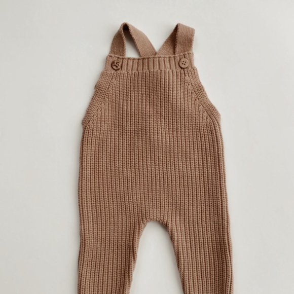NWT Luna + Luca Chunky Knit Overalls 0-3 months - Picture 4 of 10